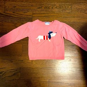Jacadi 24m Pink Dog Sweater
